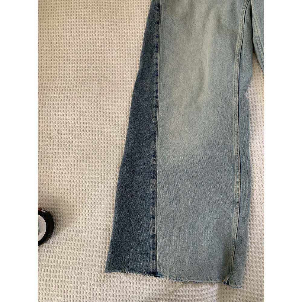 Zara  Women Denim Wide Leg  Size - 4 New - Picture 2 of 10